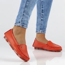 Mocassins Filippo DP2037/22 Rd Li en cuir rouge 1