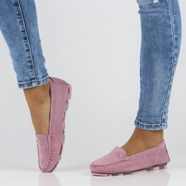 Mocassins en cuir Filippo DP2037/22 Pi rose 8