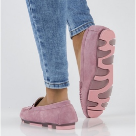 Mocassins en cuir Filippo DP2037/22 Pi rose 1