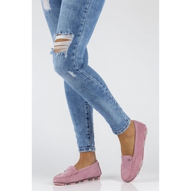 Mocassins en cuir Filippo DP2037/22 Pi rose 7