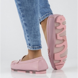 Mocassins en cuir Filippo DP2037/22 Pi Li rose 2