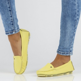 Mocassins en cuir Filippo DP2037/22 Yl Li jaune 7