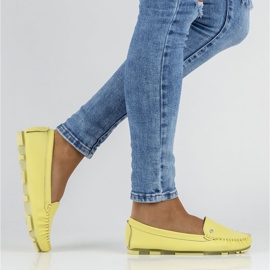 Mocassins en cuir Filippo DP2037/22 Yl Li jaune 3