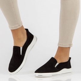 Chaussures en cuir Filippo DP3622 / 22 Bk noir le noir 8