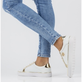 Baskets en cuir FILIPPO DP3617/22 Wh blanc blanche 6