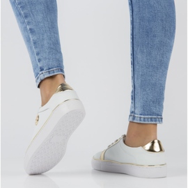 Baskets en cuir FILIPPO DP3617/22 Wh blanc blanche 5