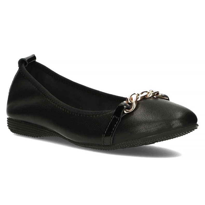 Ballerines en cuir Filippo DP3709/22 Bk noir 1