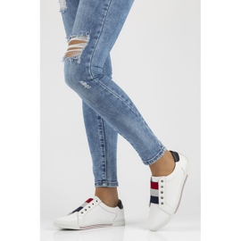 Chaussures en cuir Filippo DP2155 / 22 Wh blanc blanche 1