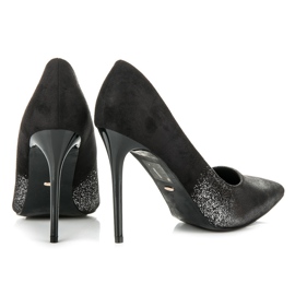 Vices Escarpins brillants le noir 5