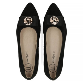 Chaussures en cuir Filippo DP3683 / 22 Bk noir le noir 1