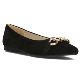 Chaussures en cuir Filippo DP3642 / 22 Bk noir le noir 2