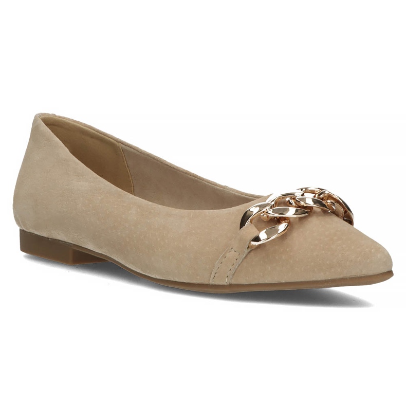 Chaussures en cuir Filippo DP3642/22 Soyez beige 1 Chaussures en cuir Filippo DP3642/22 Soyez beige 1
