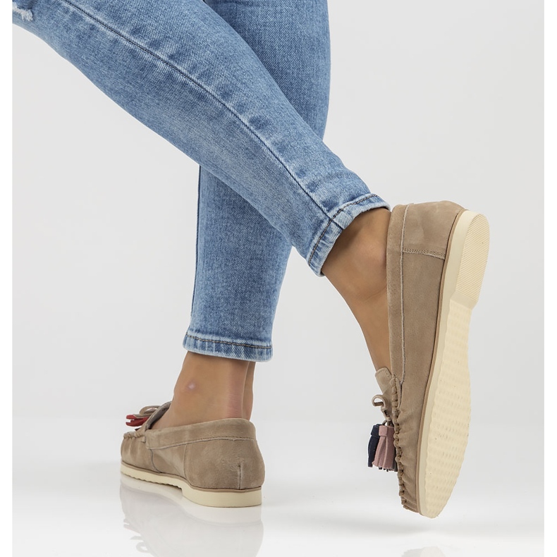 Mocassins en cuir Filippo DP3512/22 Be beige 1 Mocassins en cuir Filippo DP3512/22 Be beige 1