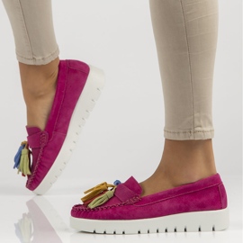 Chaussures en cuir Filippo DP3535/22 Fh rose 1