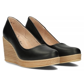 Chaussures en cuir Filippo DP3521 / 22 Bk noir le noir 4