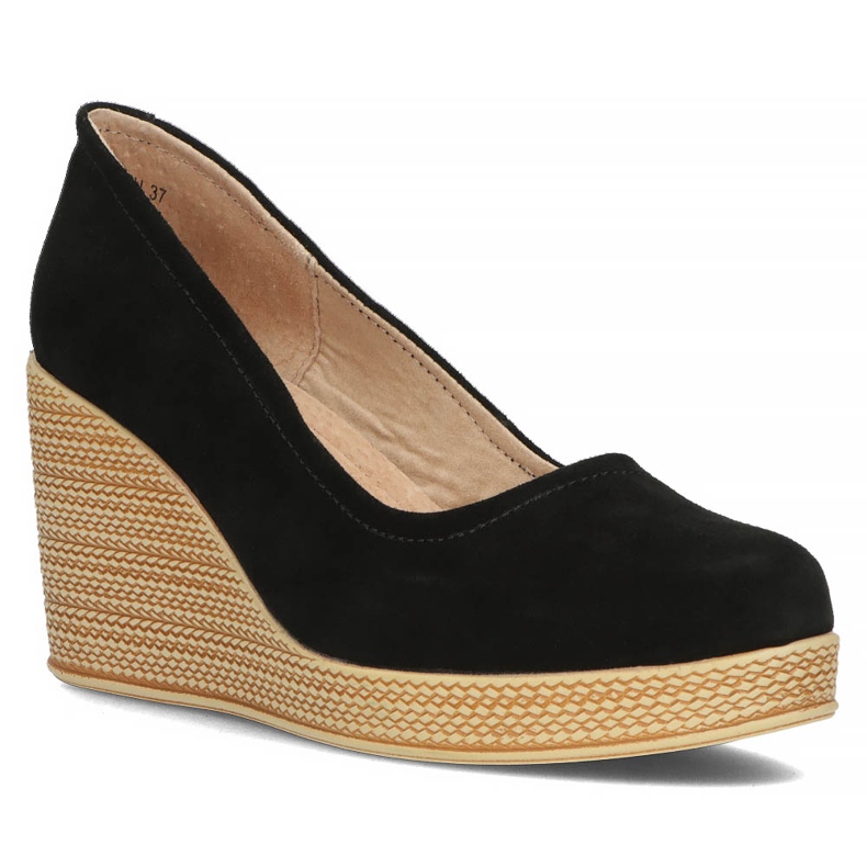 Chaussures en cuir Filippo DP3521/22 Bk Su noir 1