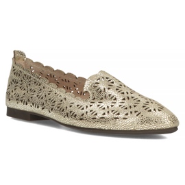 Ballerines en cuir Filippo DP2039/22 Go doré d'or 1