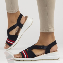 Sandales en cuir Filippo DS3500/22 Nv bleu marine 1 Sandales en cuir Filippo DS3500/22 Nv bleu marine 1