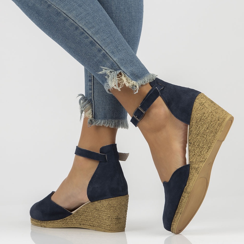 Sandales en cuir Filippo DS1394/22 Nv bleu marine 1 Sandales en cuir Filippo DS1394/22 Nv bleu marine 1