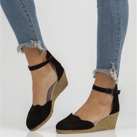 Sandales en cuir Filippo DS1394/22 Bk Noir 1