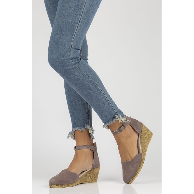 Sandales en cuir Filippo DS1394/22 Sd beige chiné 2