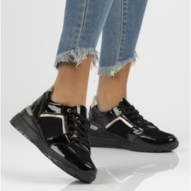 Baskets en cuir Filippo DP2003/22 Bk Bk noir le noir 6