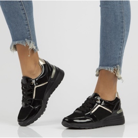 Baskets en cuir Filippo DP2003/22 Bk Bk noir le noir 5