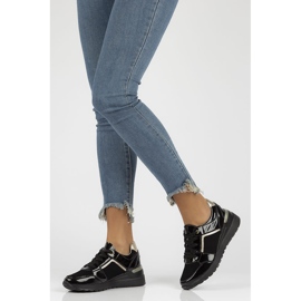 Baskets en cuir Filippo DP2003/22 Bk Bk noir le noir 4
