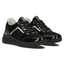 Baskets en cuir Filippo DP2003/22 Bk Bk noir le noir 1