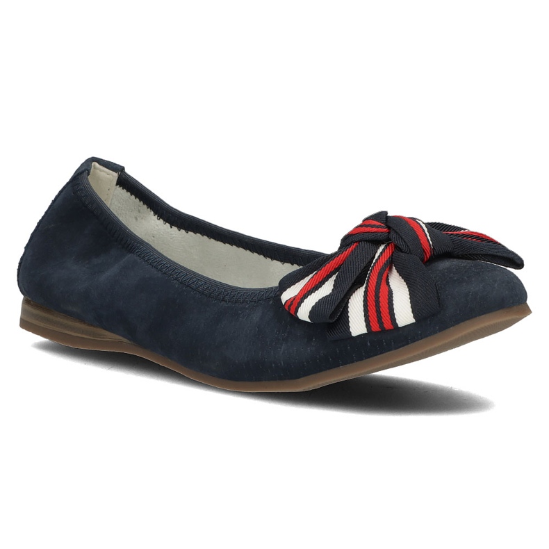 Ballerines en cuir Filippo DP3634/22 Nv bleu marine 1