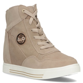 Baskets en cuir Filippo DBT3552/22 Be beige 2