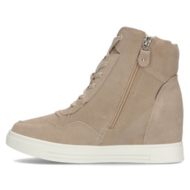 Baskets en cuir Filippo DBT3552/22 Be beige 1