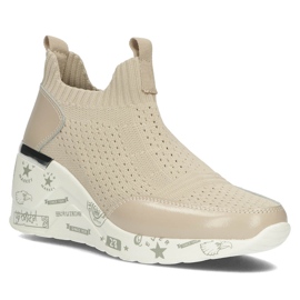 Chaussures en cuir Filippo DP3551/22 Soyez beige 1