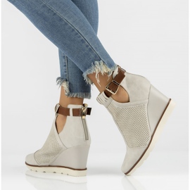 Bottes compensées Filippo DBT207/22 Be beige 2