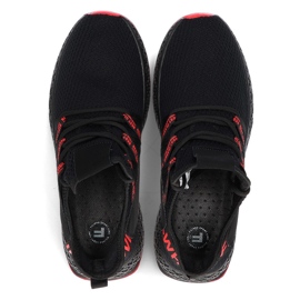 Baskets Filippo MTN1480/22 Bk Rd noir le noir rouge 5
