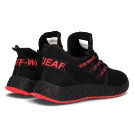 Baskets Filippo MTN1480/22 Bk Rd noir le noir rouge 6