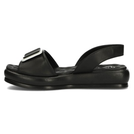Sandales en cuir Filippo DS3902/22 Bk noir le noir 4