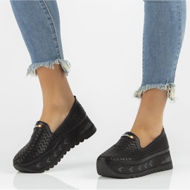 Chaussures en cuir Filippo DP3906 / 22 Bk noir le noir 5