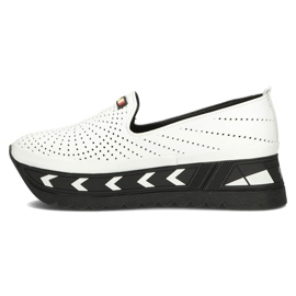 Chaussures en cuir Filippo DP3906 / 22 Wh blanc blanche 2 Chaussures en cuir Filippo DP3906 / 22 Wh blanc blanche 2