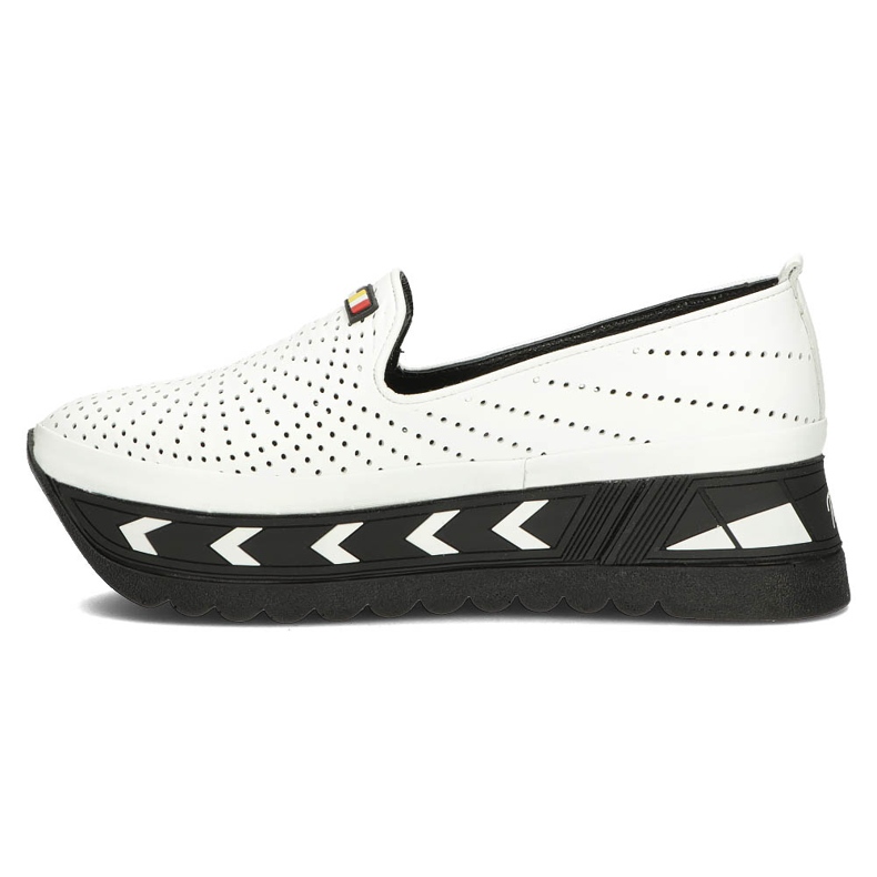 Chaussures en cuir Filippo DP3906 / 22 Wh blanc 2