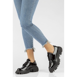 Chaussures en cuir Filippo DP3909 / 22 Bk noir le noir 4