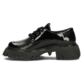 Chaussures en cuir Filippo DP3909 / 22 Bk noir le noir 3
