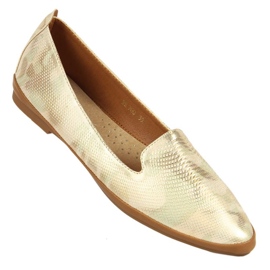 Chaussures lordsy dorées pour femme de Sergio Leone d'or 1