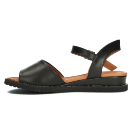 Sandales en cuir Filippo DS3913/22 Bk noir le noir 3