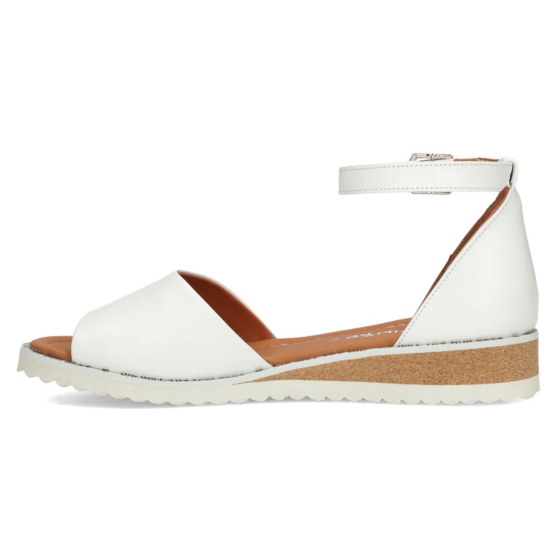 Sandales en cuir Filippo DS3914 / 22 Wh blanc blanche 1