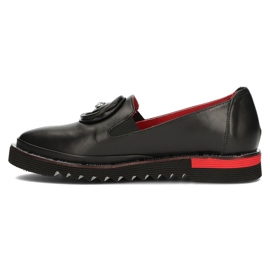 Chaussures en cuir Filippo DP3915 / 22 Bk noir le noir 2
