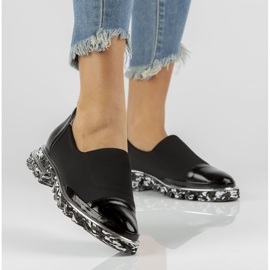 Chaussures en cuir Filippo DP3920 / 2022 Bk noir le noir 6