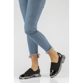 Chaussures en cuir Filippo DP3920 / 2022 Bk noir le noir 5