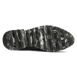 Chaussures en cuir Filippo DP3920 / 2022 Bk noir le noir 2