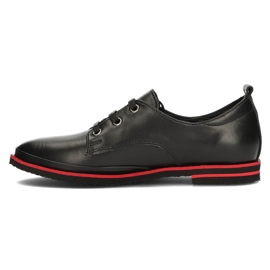 Chaussures en cuir Filippo DP3917 / 2022 Bk noir le noir 2